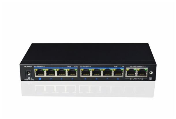 Switch PoE 8 canale