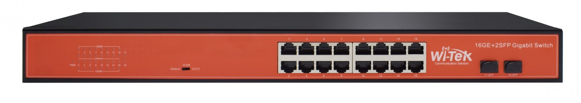 Switch 16 porturi montabil in rack
