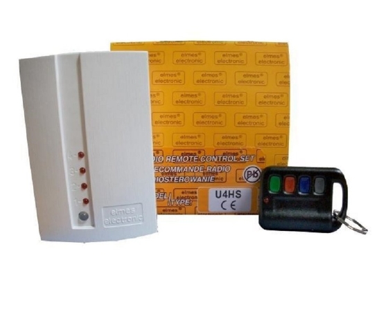 Poza cu Receptor cu 4 canale si o telecomanda cu 4 butoane U4HS
