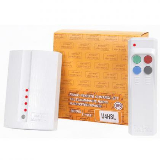 Poza cu Receptor cu 4 canale si o telecomanda tip panica cu 4 butoane CH4H200S-HET