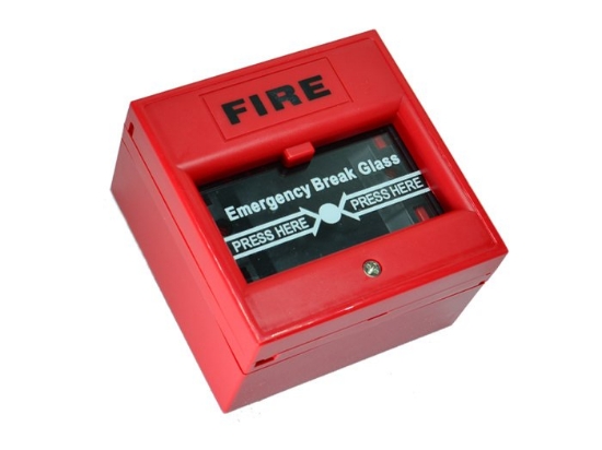 Poza cu Buton incendiu rosu BIR911