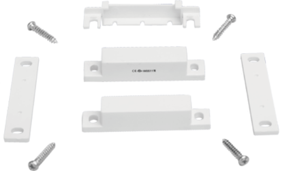 Poza cu Contact magnetic alb, aparent SM-35-WG