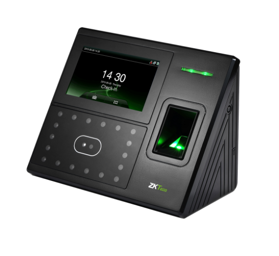 Poza cu Terminal CA si T&A cu recunoastere faciala, cititor de amprenta si proximitate