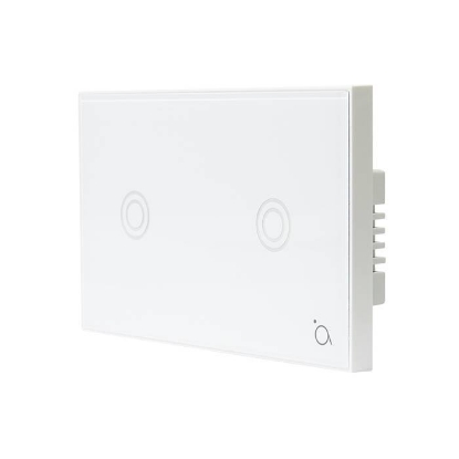 Poza cu Intrerupator touch inteligent cu 2 canale,Z-Wave Plus,