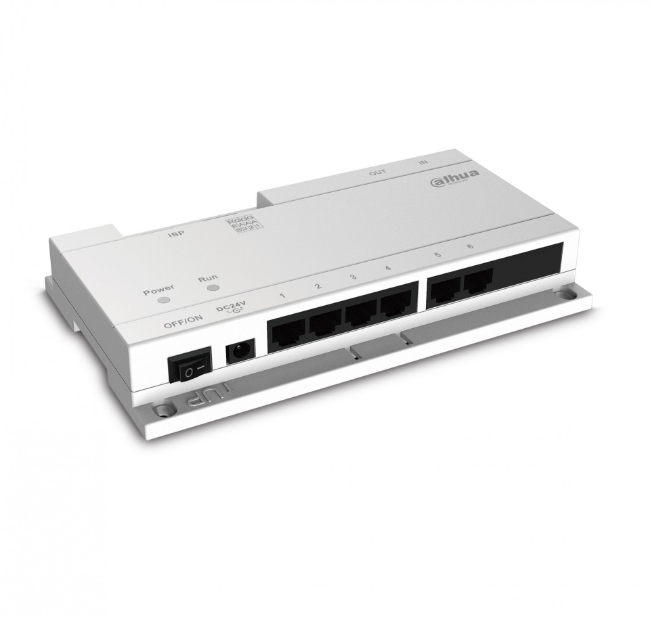 Poza cu Switch 6 porturi PoE proprietar 24V