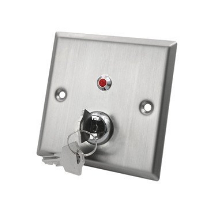 Poza cu Buton cu cheie, LED de stare si tamper