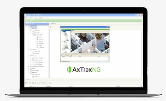 Poza cu Software Rosslare configurare control acces AxTraxNG