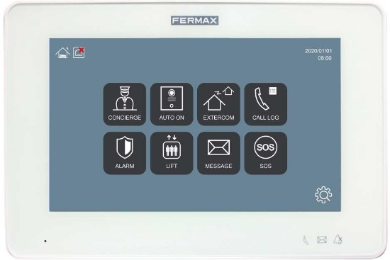 Poza cu Monitor videointerfon IP - NEO 7&#34; WHITE