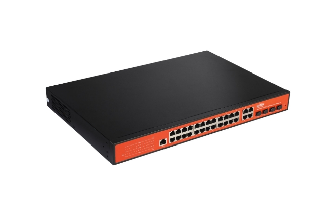 Poza cu Switch PoE 24 porturi cu L2 management