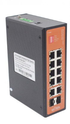 Poza cu Switch PoE 8 porturi tip industrial
