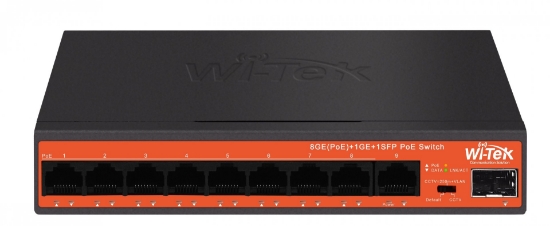 Poza cu Switch PoE 8 porturi Gigabit