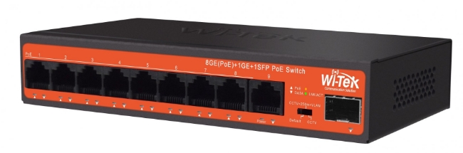 Poza cu Switch PoE 8 porturi Gigabit