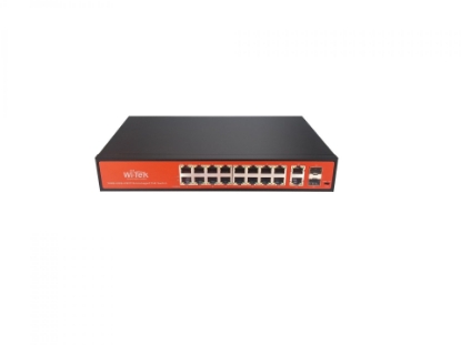 Poza cu Switch PoE 16 porturi Gigabit