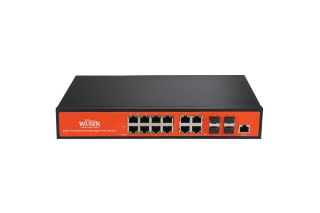 Poza cu Switch PoE 8 porturi cu L2 management