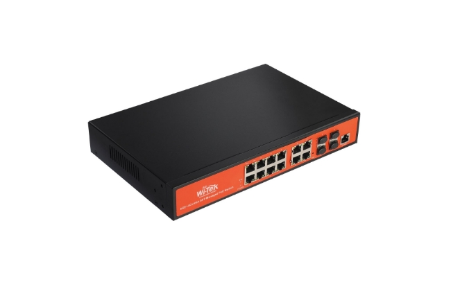 Poza cu Switch PoE 8 porturi cu L2 management
