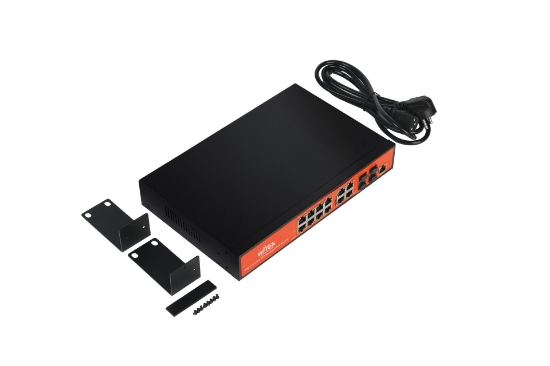 Poza cu Switch PoE 8 porturi cu L2 management