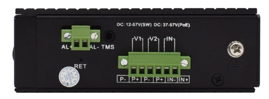 Poza cu Switch PoE 4 porturi Gigabit cu management tip industrial