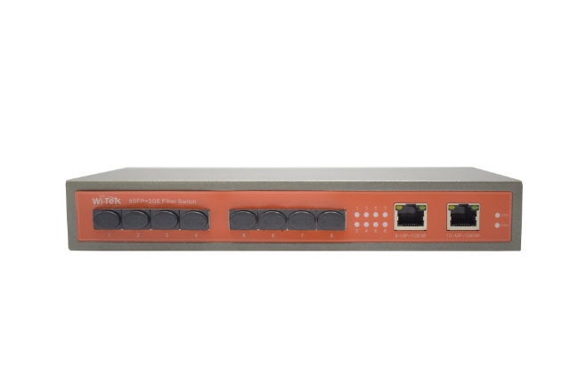 Poza cu Switch fibra optica 8 porturi Gigabit