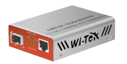 Poza cu Media converter Gigabit cu iesire PoE