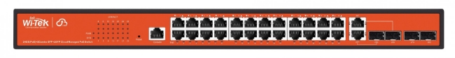 Poza cu Switch PoE 24 porturi Gigabit cu management prin cloud