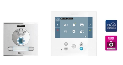 Poza cu Kit videointerfon 2 familii VEO-XL WIFI DUOX PLUS