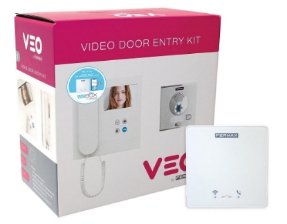 Poza cu Kit videointerfon 1 familie VDS VIDEO CITY VEO WIBOX