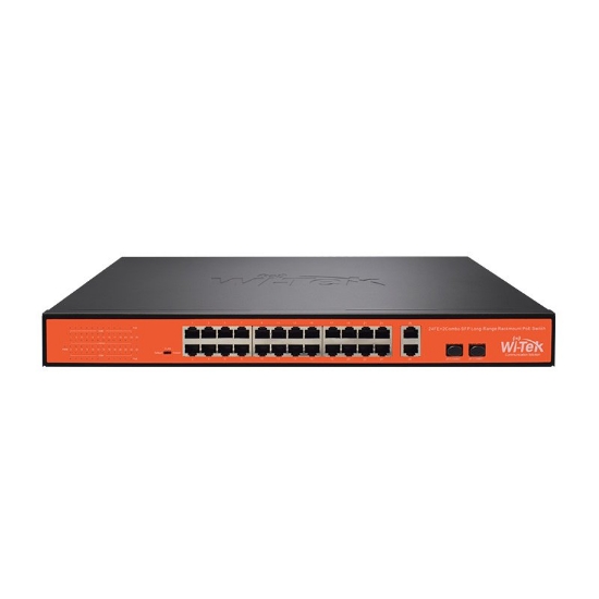 Poza cu Switch PoE 24 porturi montabil in rack