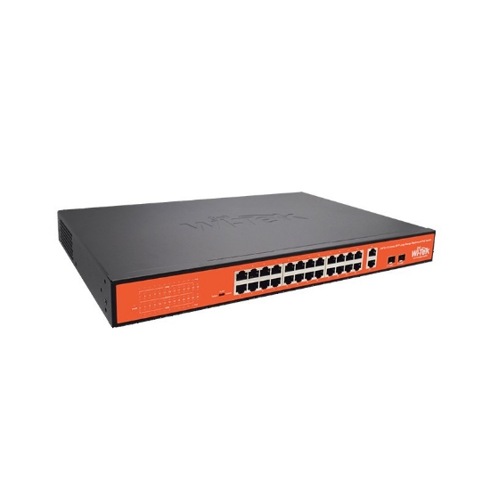 Poza cu Switch PoE 24 porturi montabil in rack