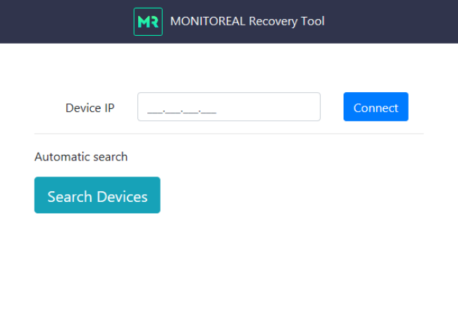 Poza cu MONITOREAL Recovery Tool