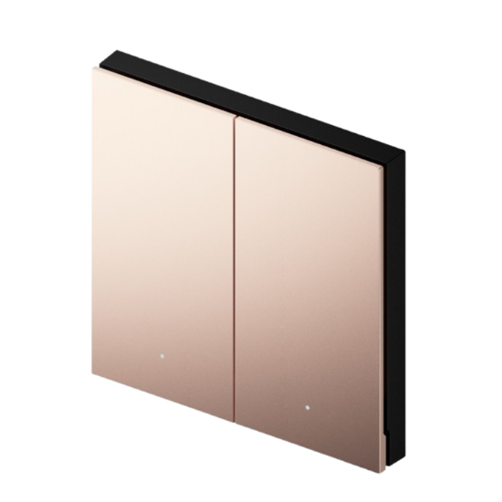 Poza cu Intrerupator metalic gold, 2 iesiri