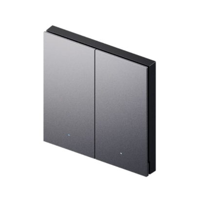 Poza cu Intrerupator metalic grafit, 2 iesiri