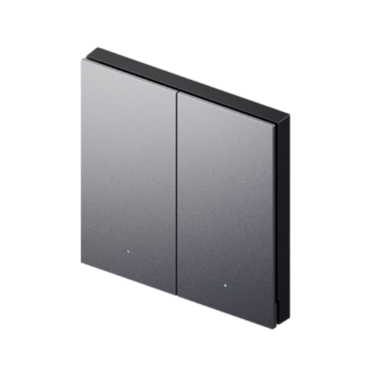 Poza cu Intrerupator metalic grafit, 2 iesiri