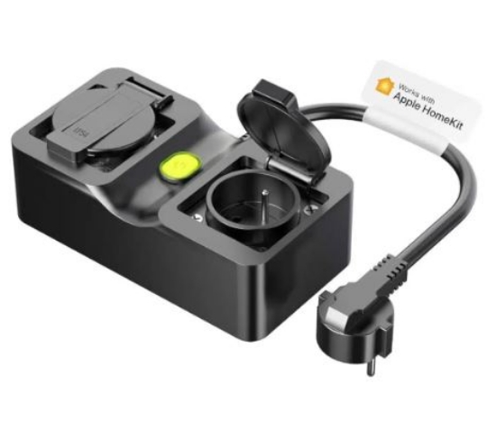 Poza cu Priza smart Wi-fi exterior compatibila Apple Homekit