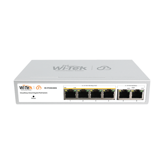 Poza cu Switch PoE 4 porturi Gigabit