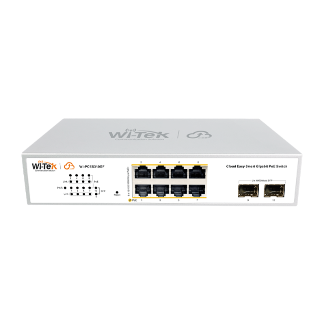 Poza cu Switch PoE 8 porturi Gigabit