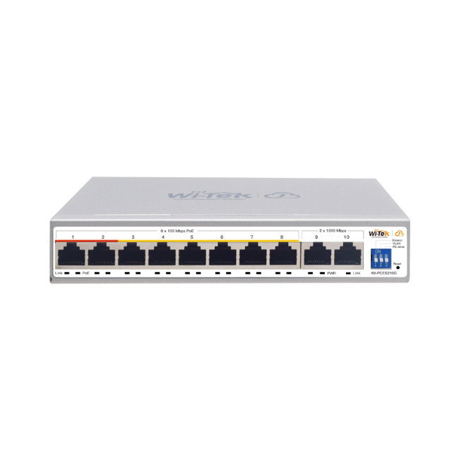 Poza cu Switch PoE 8 porturi Gigabit
