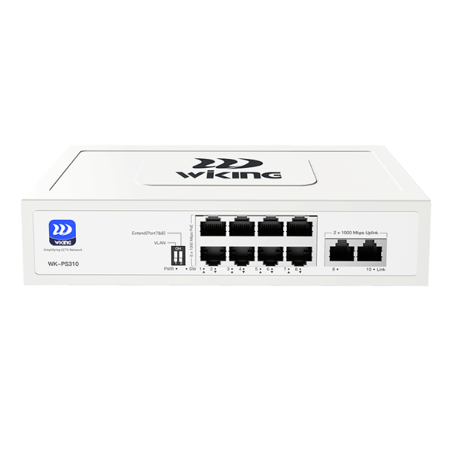 Poza cu Switch PoE 8 porturi Gigabit