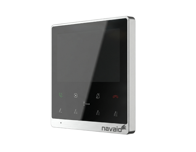 Poza cu Post de interior (monitor) videointerfon cu ecran IPS cu touchscreen de 4